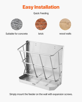 VEVOR 21-gallon capacity supports multiple goats with fewer refills.