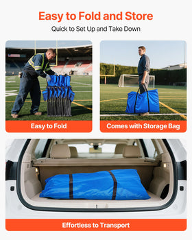 VEVOR 600D Oxford fabric boosts durability for outdoor use.