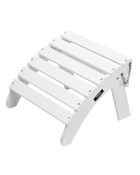 VEVOR Adirondack Ottoman folded under chair for space-saving outdoor seating