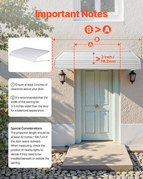 VEVOR easy DIY assembly kit makes installation straightforward for homeowners.