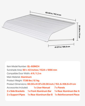 VEVOR all-season protection shields vehicles and outdoor items from sun and moisture.