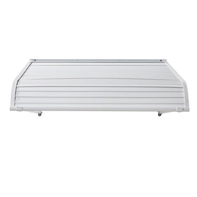 VEVOR aluminum awning weather protection reduces exposure near entrances