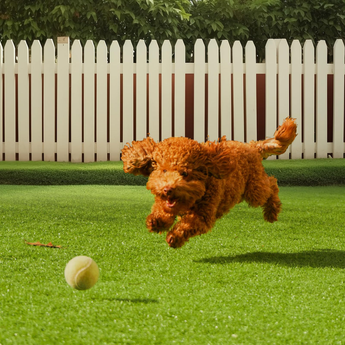 VEVOR artificial grass turf UV-resistant fibers maintain vibrant color.