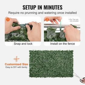 VEVOR green wall decor for garden or patio ambiance.