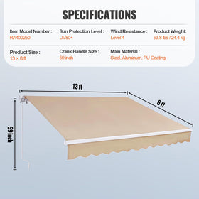 VEVOR patio-garden-setup provides comfortable outdoor shade.
