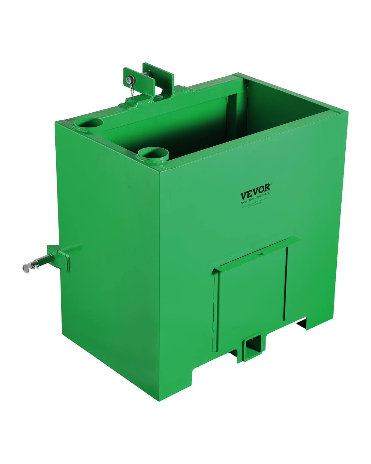 VEVOR ballast box front view shows stable construction for rugged field use