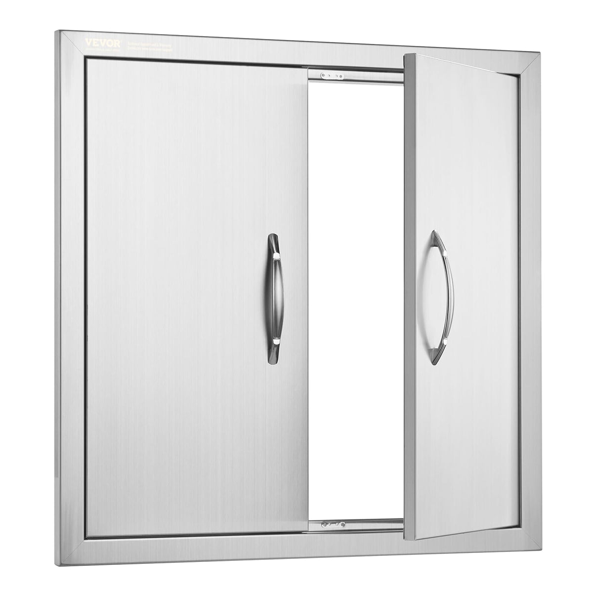 VEVOR BBQ access door dual magnets keep the door closed during use.