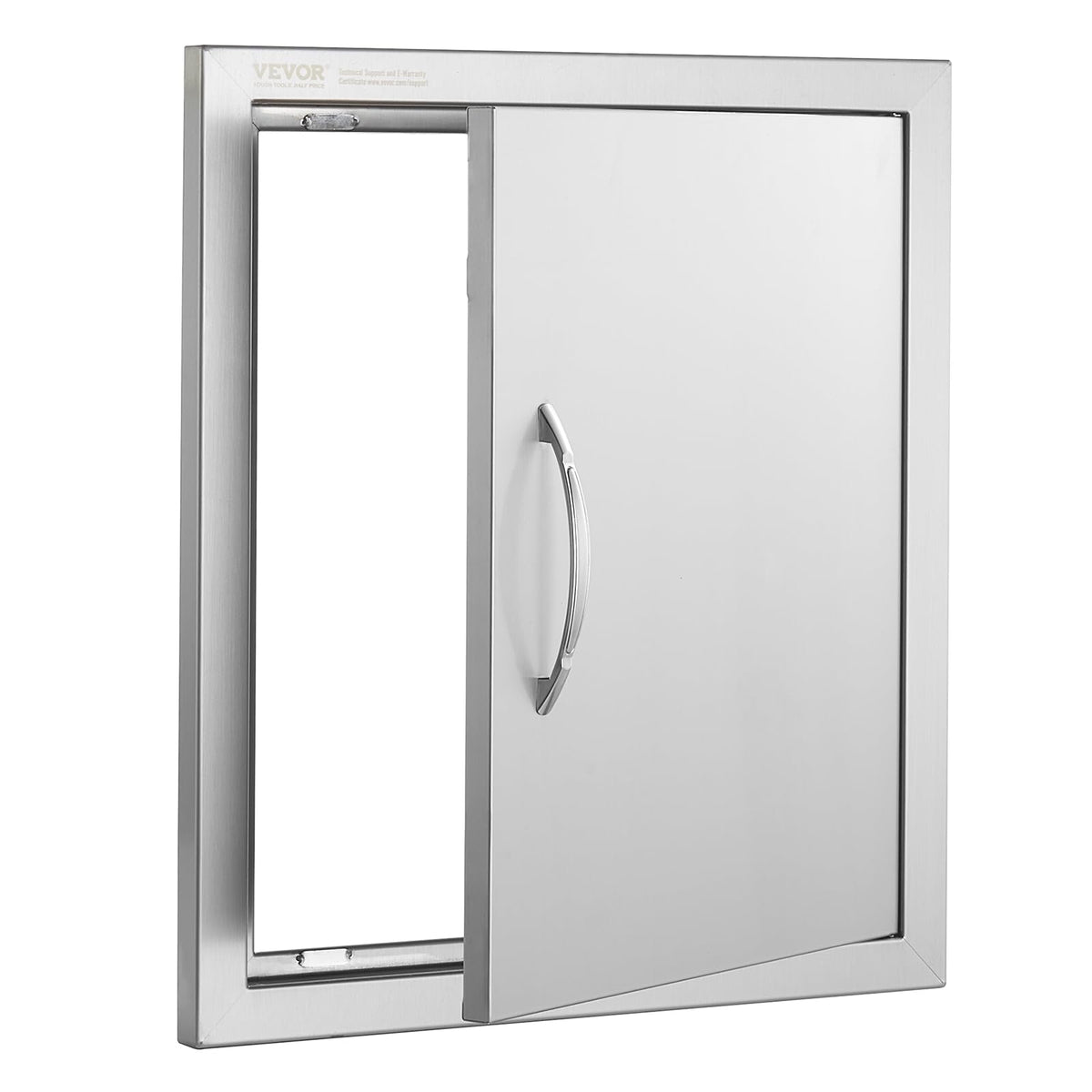 VEVOR BBQ access door designed for outdoor durability in any climate.