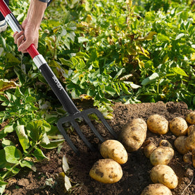 VEVOR Bedding fork for loose soil and leaf litter in compost piles