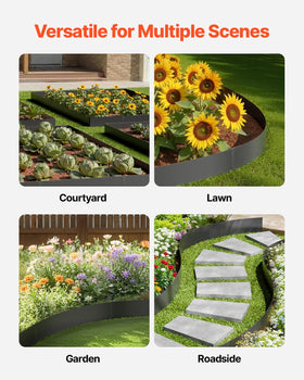 VEVOR border used to define flower beds and lawn edges