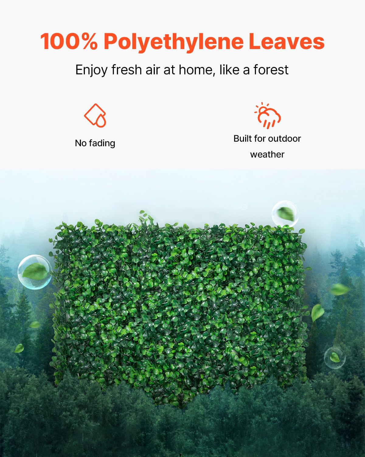 VEVOR fence privacy screen outdoors enhances visual coverage and curb appeal