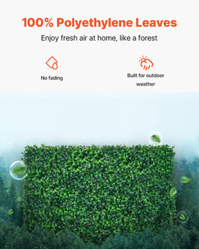 VEVOR boxwood panels 24x16 inches assembled easily for a quick backdrop.