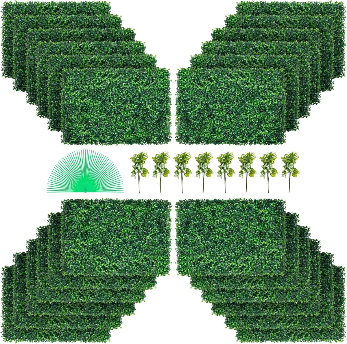 VEVOR boxwood panel with a dense turf look for privacy on fences.