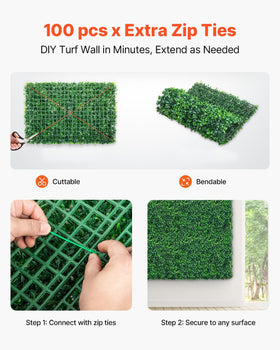 VEVOR boxwood panels create indoor photo walls and event backdrops.