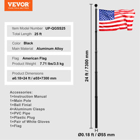 VEVOR flag with brass grommets for durable mounting