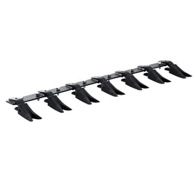VEVOR bucket tooth bar 53-inch with curved shank for heavy-duty digging