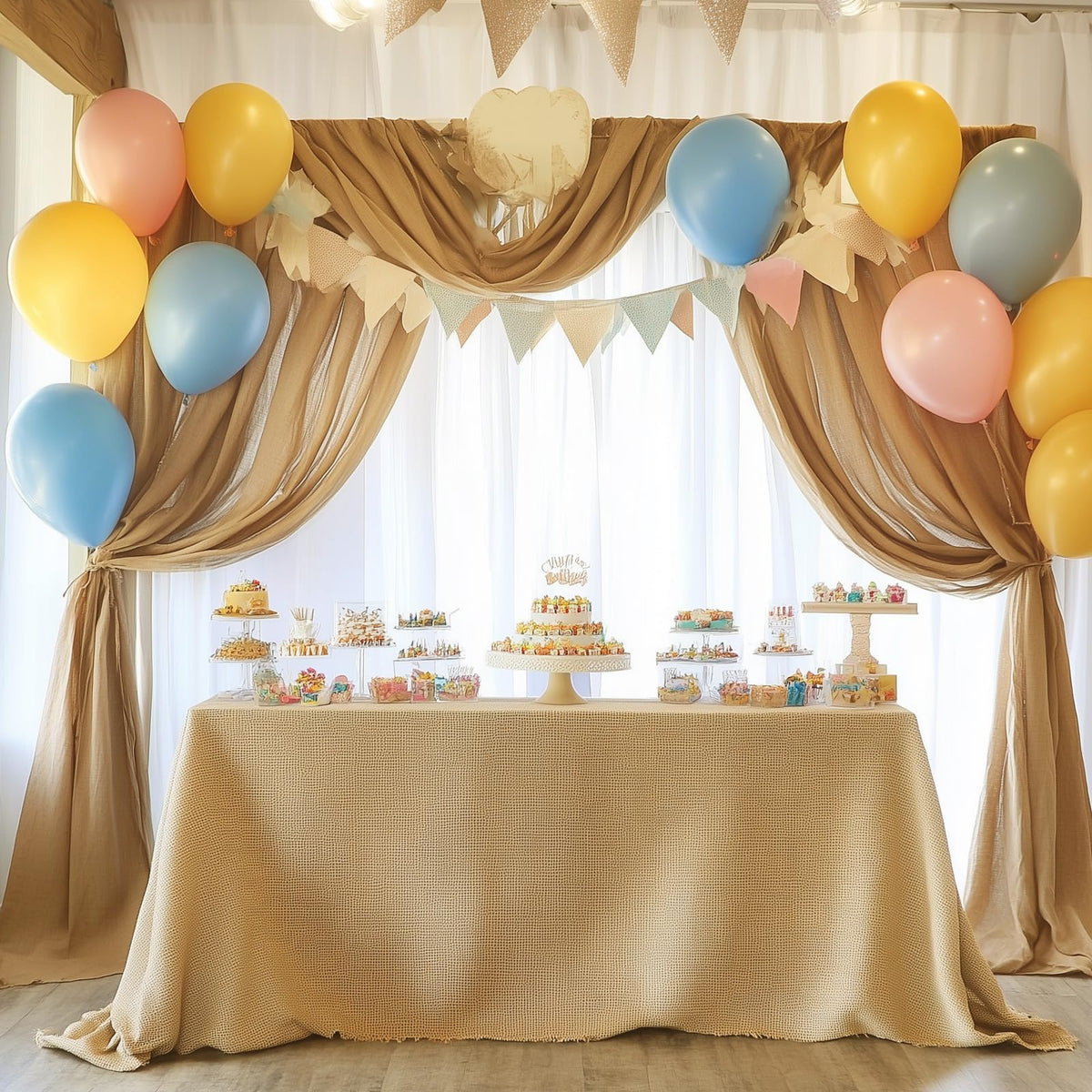 VEVOR burlap gift bags and kitchen decor offer natural texture