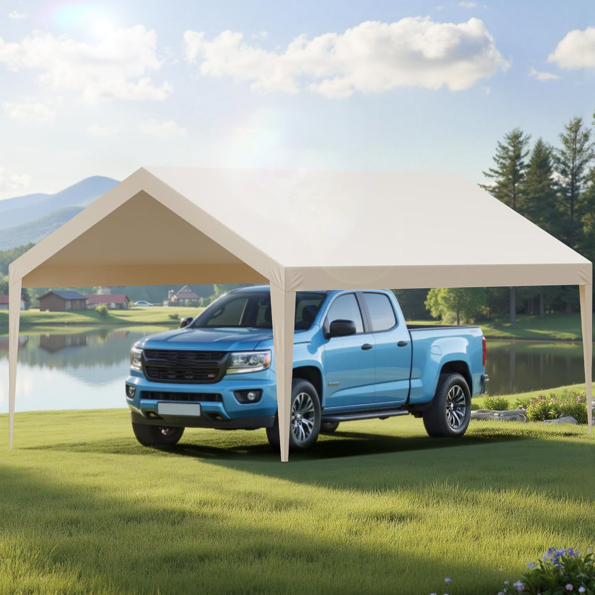 VEVOR 12x20 cover fits most standard frames without cutting for versatility.