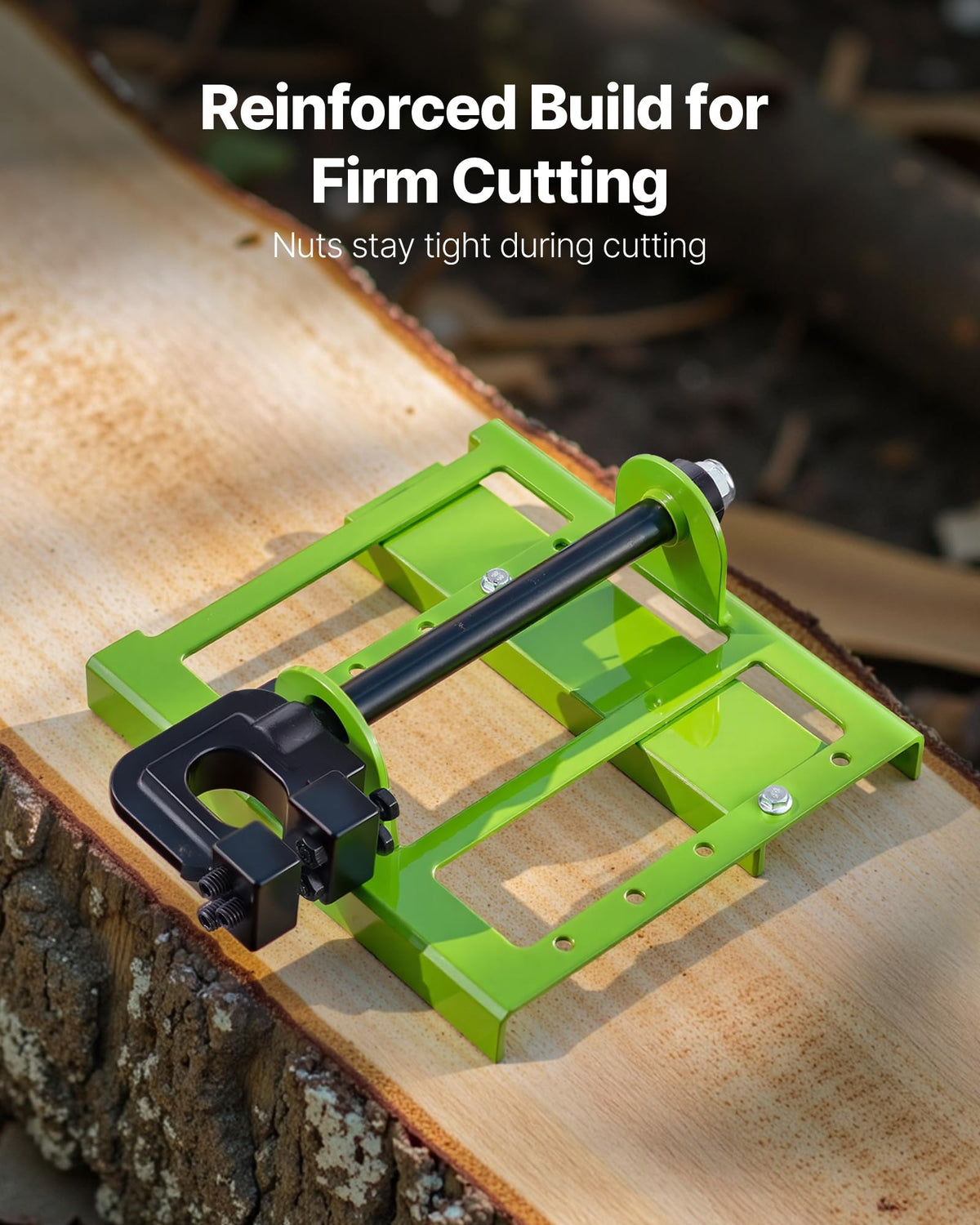 VEVOR Chainsaw Mill powder-coated finish resists wear on outdoor sites