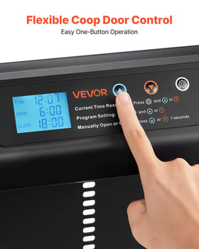 VEVOR anti-pinch sensor protects flock during automated opening