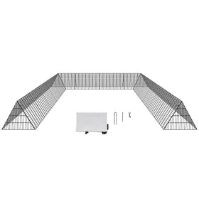 VEVOR foldable design for portable poultry run and easy storage