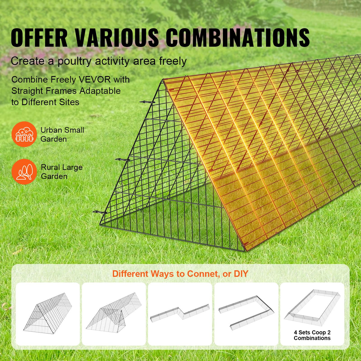 VEVOR zip ties help fast and tidy assembly with durable support.