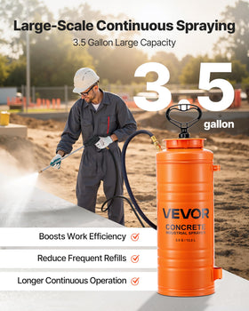 VEVOR 48-inch hose extends reach for wider spraying without repositioning.