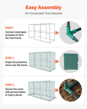 VEVOR Crop Cage interior shows ample space for vegetables and herbs