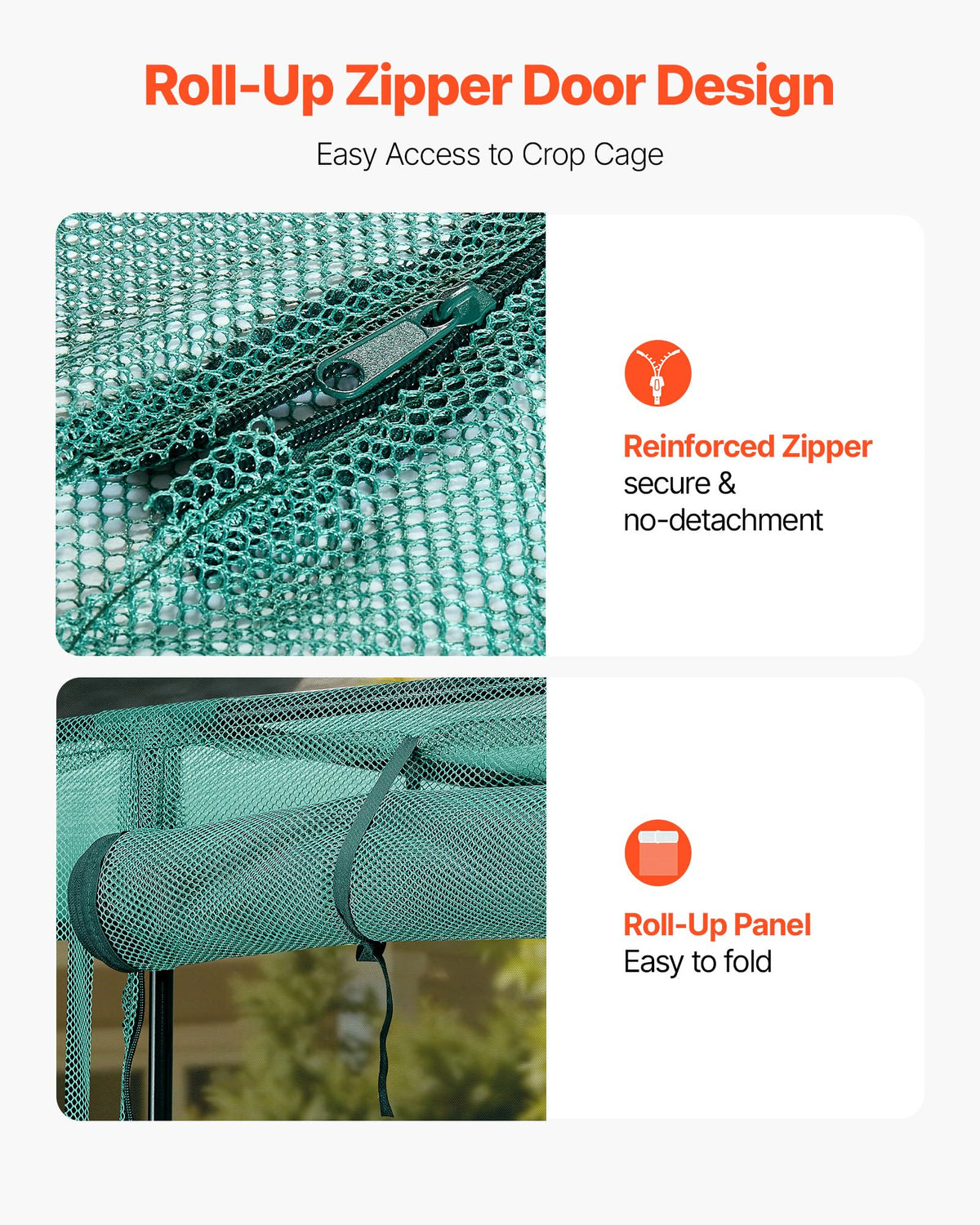 VEVOR Crop Cage protects tomato plants from animals in the garden