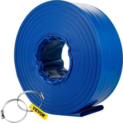 VEVOR discharge hose in blue, 4in diameter, 105ft long