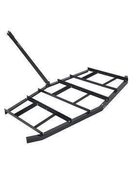 VEVOR drag harrow 84-inch assembly shows sturdy setup for easy towing