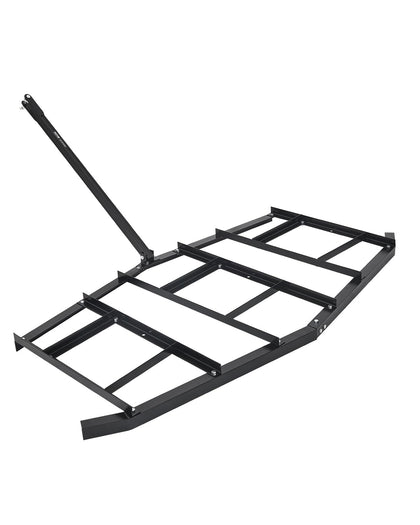 VEVOR drag harrow 84-inch assembly shows sturdy setup for easy towing