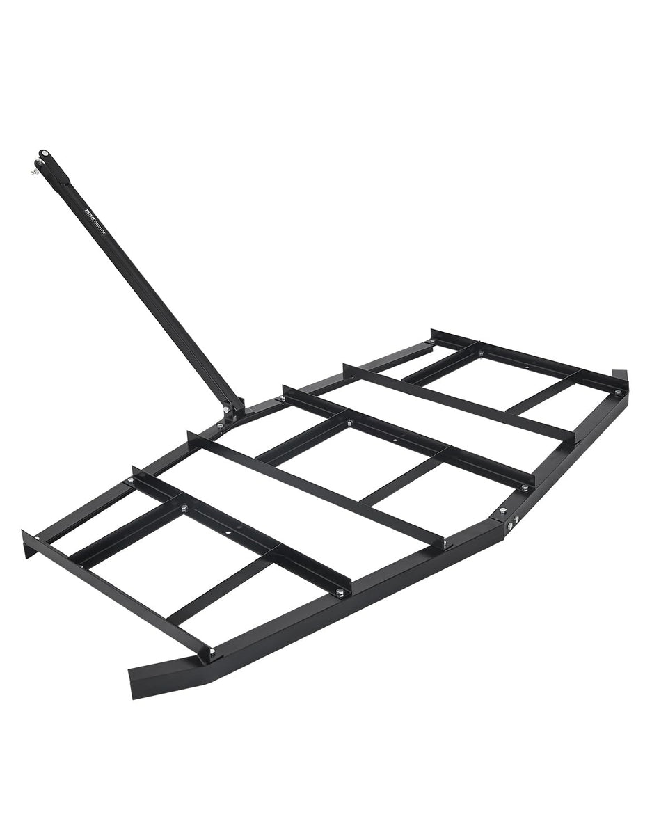 VEVOR drag harrow 84-inch assembly shows sturdy setup for easy towing