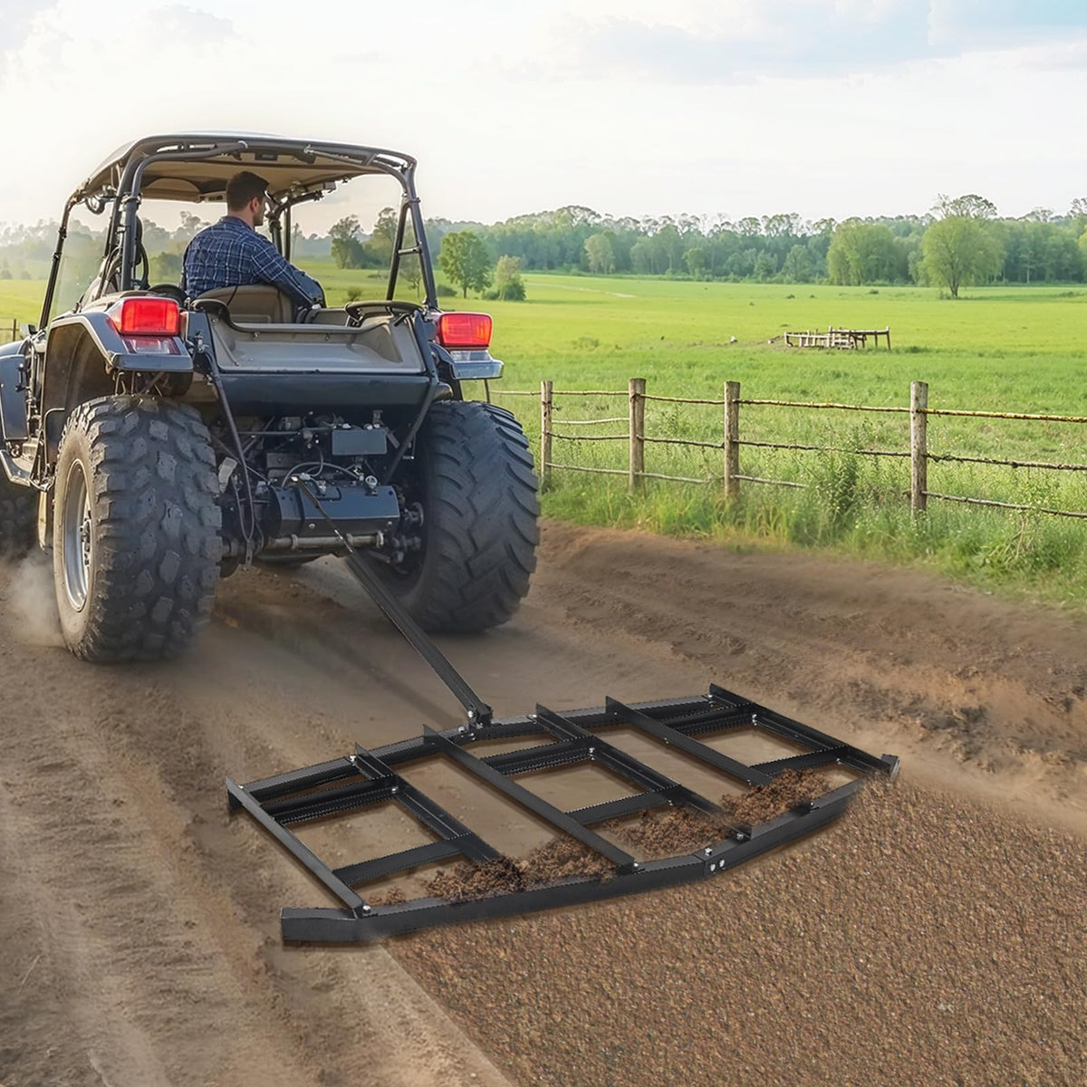 VEVOR drag harrow versatile for driveways gravel lawns arenas