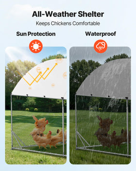VEVOR duck coop option provides safe shelter for waterfowl outdoors.