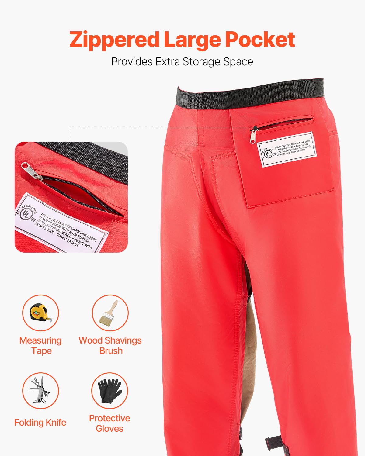 VEVOR durable 420D nylon exterior withstands harsh outdoor conditions.