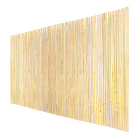 VEVOR durable bamboo fence features galvanized wire for rust resistance and longevity.