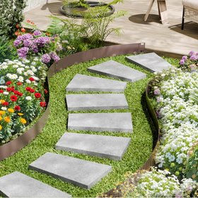 Heavy-duty VEVOR edging withstands outdoor conditions year after year