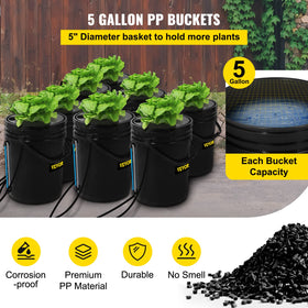 VEVOR basket diameter 4.25 inches enabling flexible plant placement.