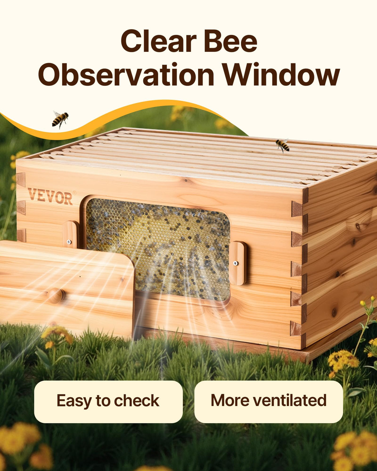 VEVOR simple dovetail design enables quick, tool-free installation
