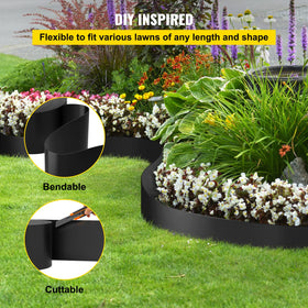 VEVOR border edging is easy DIY installation with no stakes