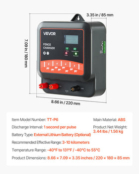 VEVOR installation kit enables easy setup for fast fencing protection