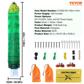 VEVOR fence netting protecting goats and sheep with a secure boundary