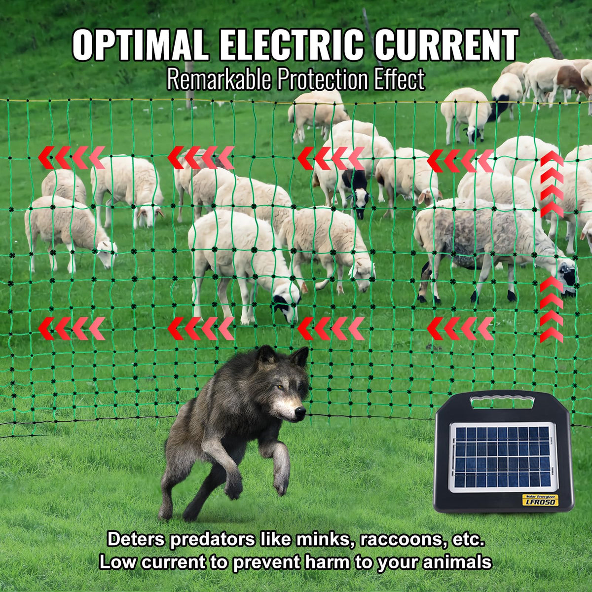 VEVOR warning sign included for clear pasture safety communication