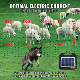 VEVOR warning sign included for clear pasture safety communication