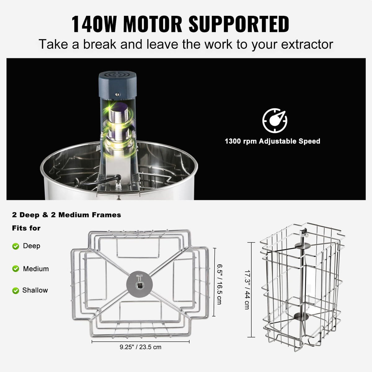 VEVOR extractor with transparent lid enabling real-time monitoring during extraction