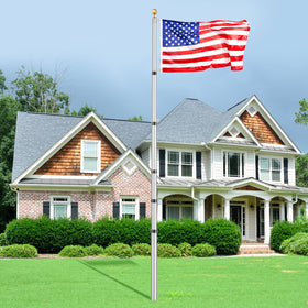 VEVOR durable 5-section pole extended to 30 ft