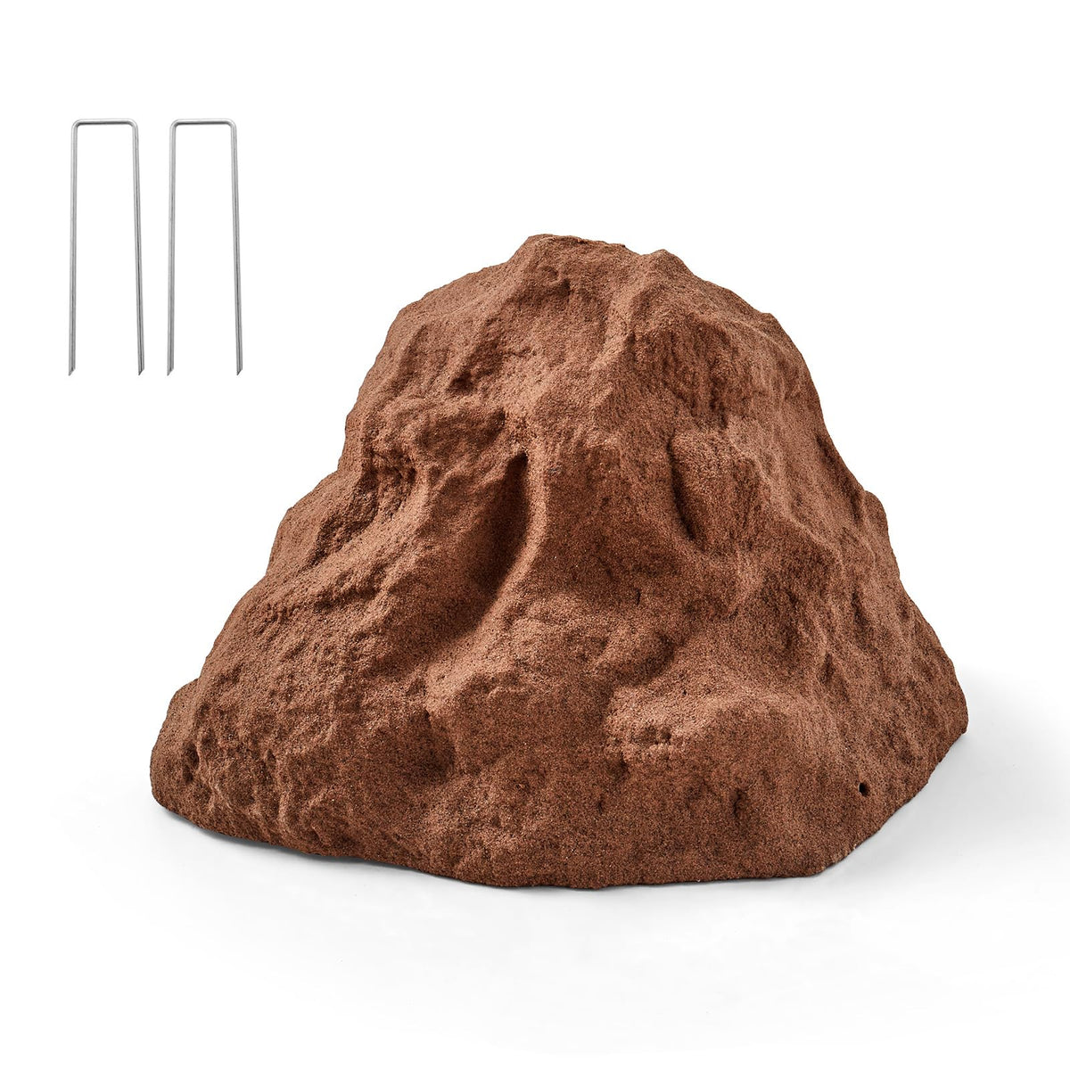 VEVOR faux rock cover front view with brown texture for natural garden blending