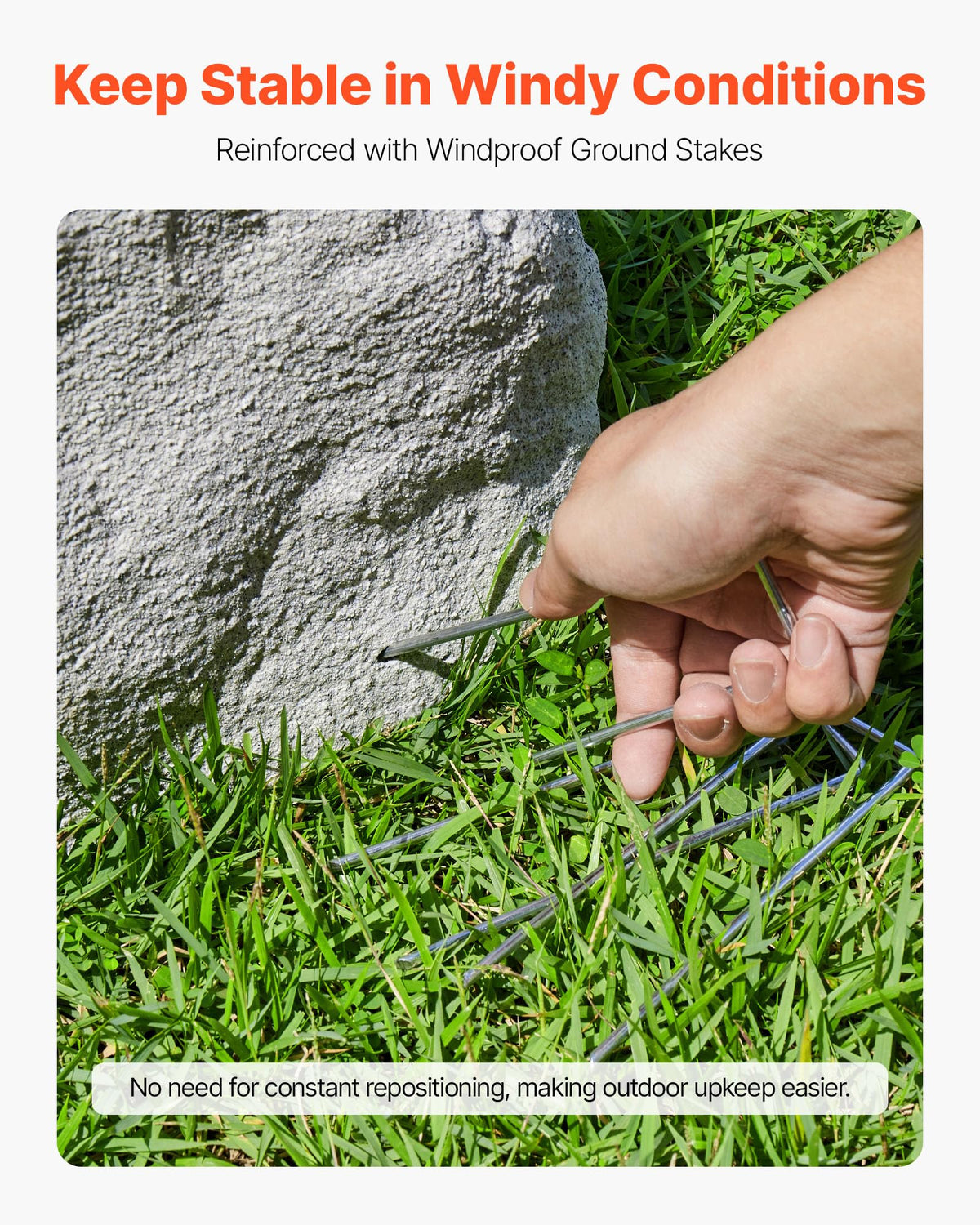 VEVOR landscape look rock cover adds natural texture to gardens and patios