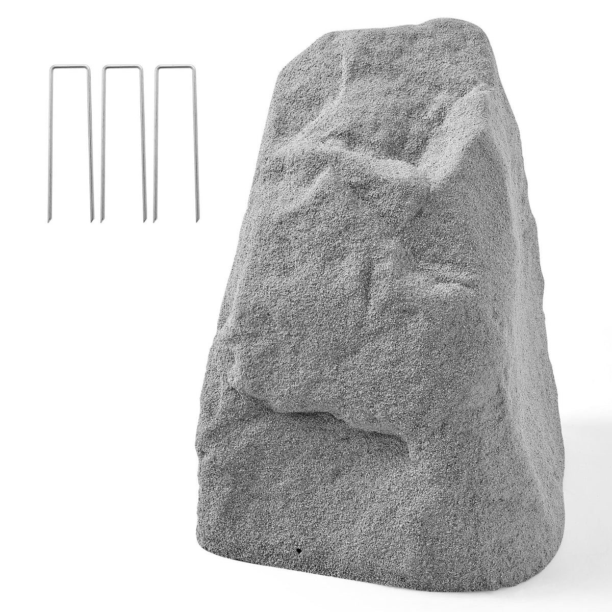 VEVOR faux rock cover blends with landscape while concealing a garden pump